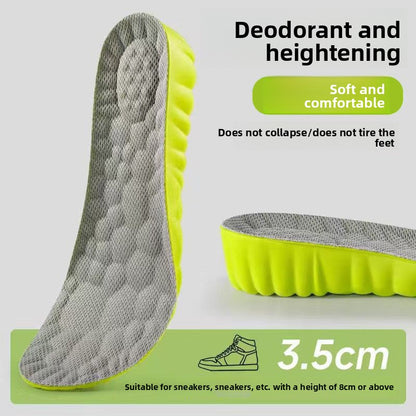 Soft Anti-Odor Height Increasing Shoe Insoles