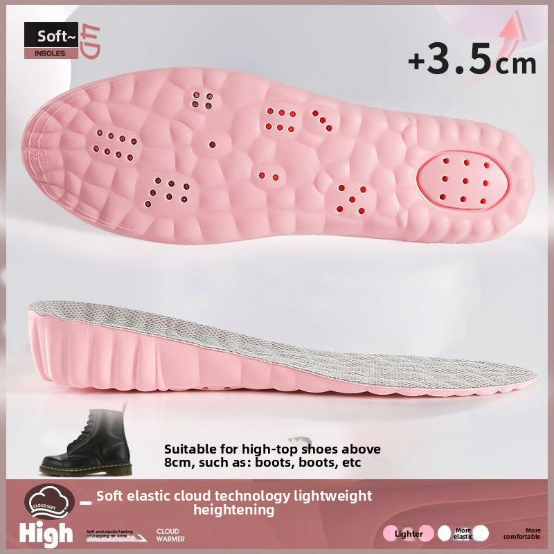 Soft Anti-Odor Height Increasing Shoe Insoles