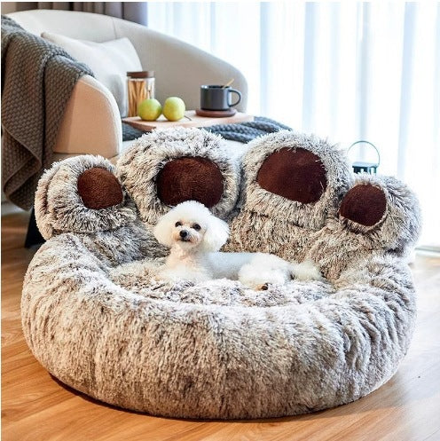Soft Bear Paw Pet Bed Nest