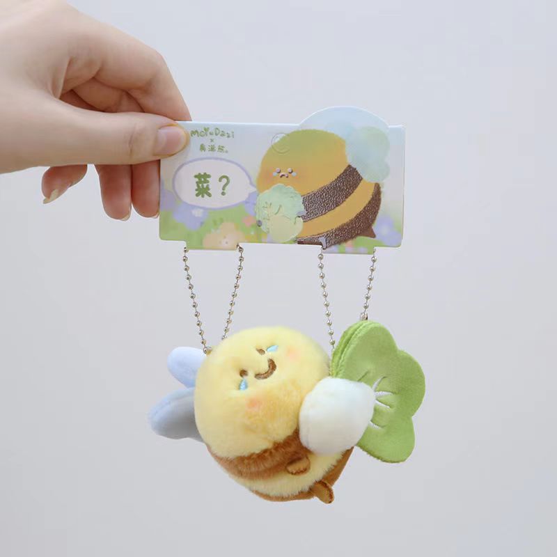 Soft Bee Plush Toy with Assorted Designs