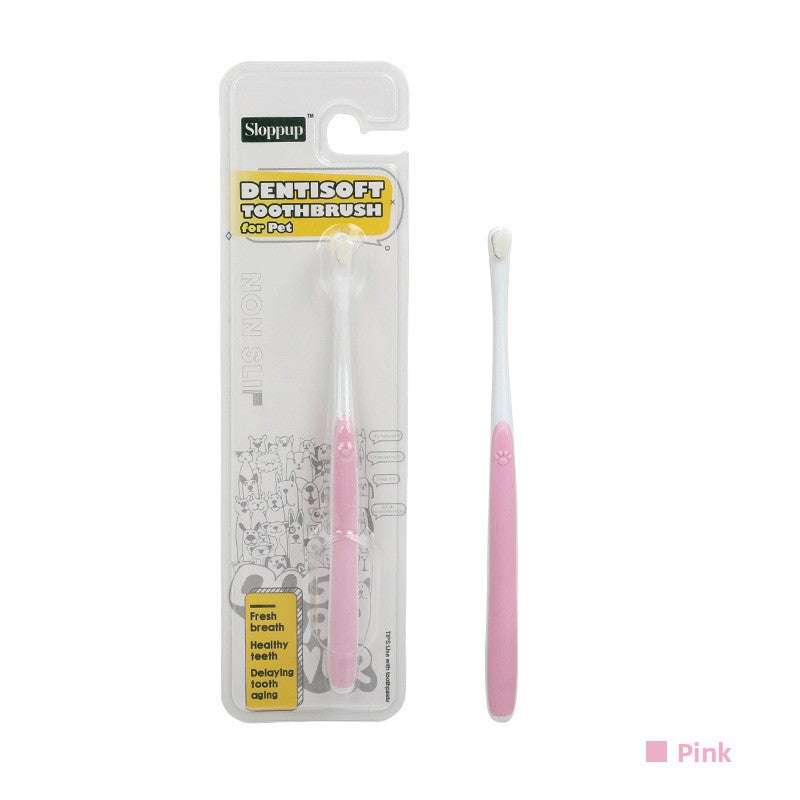 Soft Bristle Pet Toothbrush for Oral Care