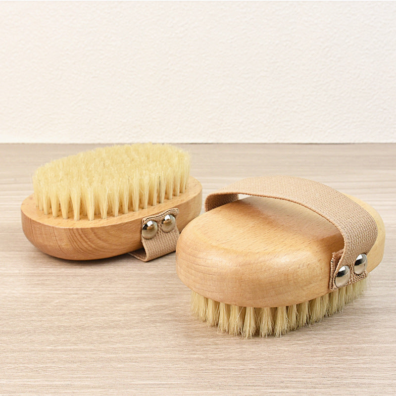 Soft-bristled bath brush
