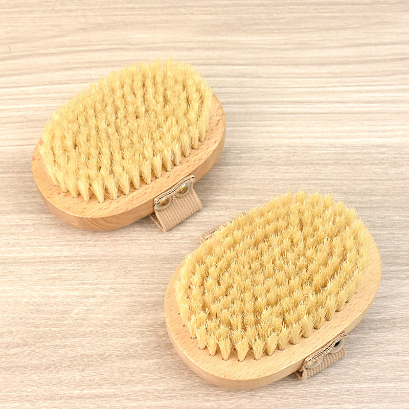Soft-bristled bath brush