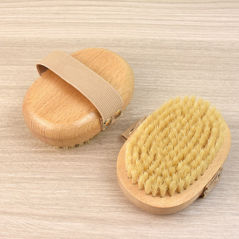 Soft-bristled bath brush