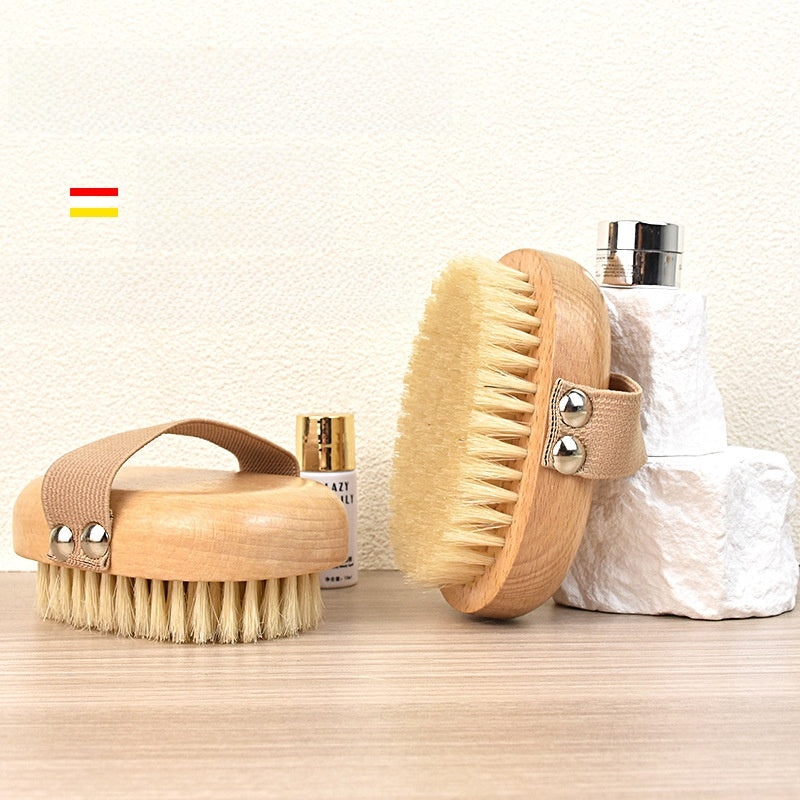 Soft-bristled bath brush