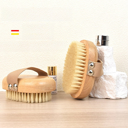 Soft-bristled bath brush