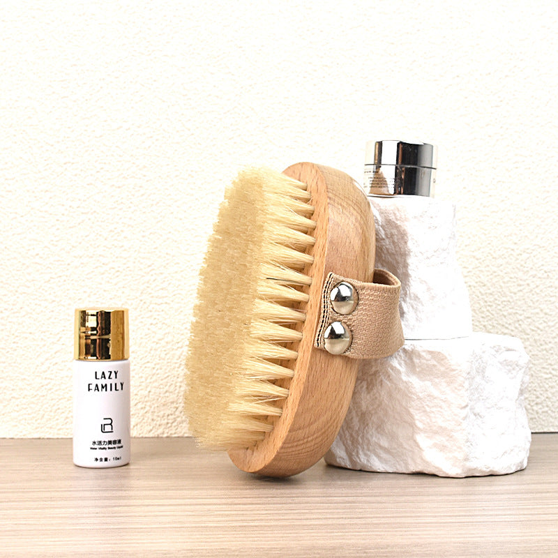 Soft-bristled bath brush