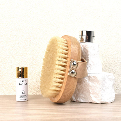 Soft-bristled bath brush