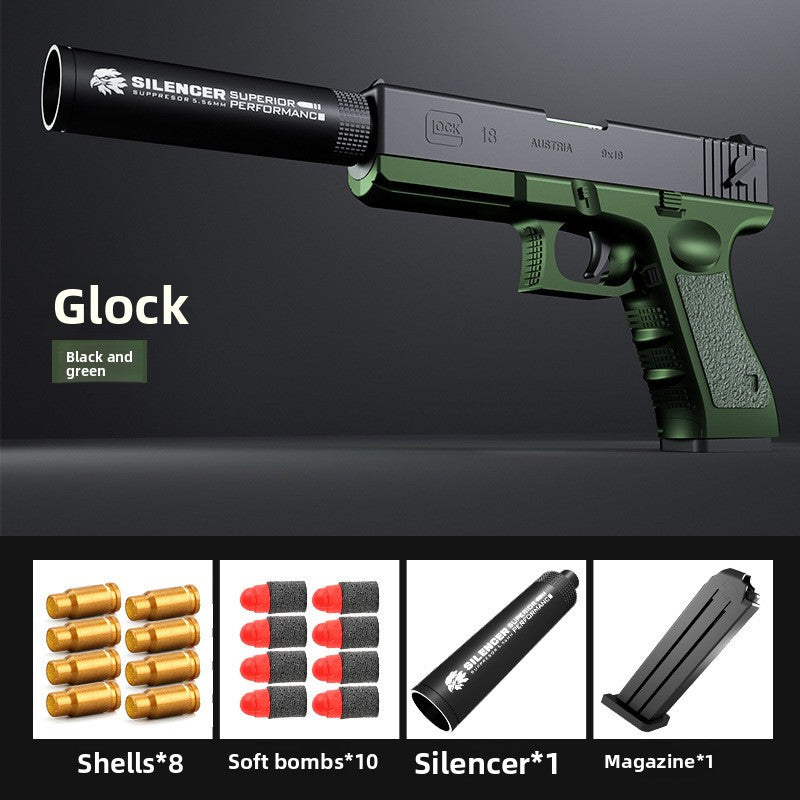 Soft Bullet Toy Gun with Shell Ejection