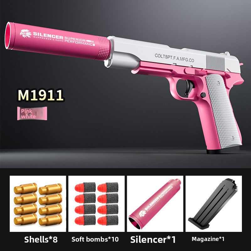 Soft Bullet Toy Gun with Shell Ejection