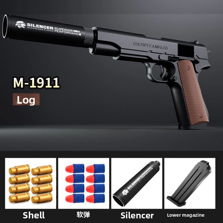 Soft Bullet Toy Gun with Shell Ejection