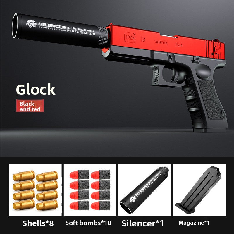 Soft Bullet Toy Gun with Shell Ejection