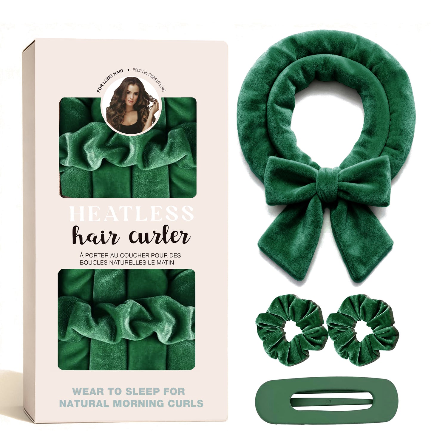 Soft Butterfly Bow Sleep Hair Coiler