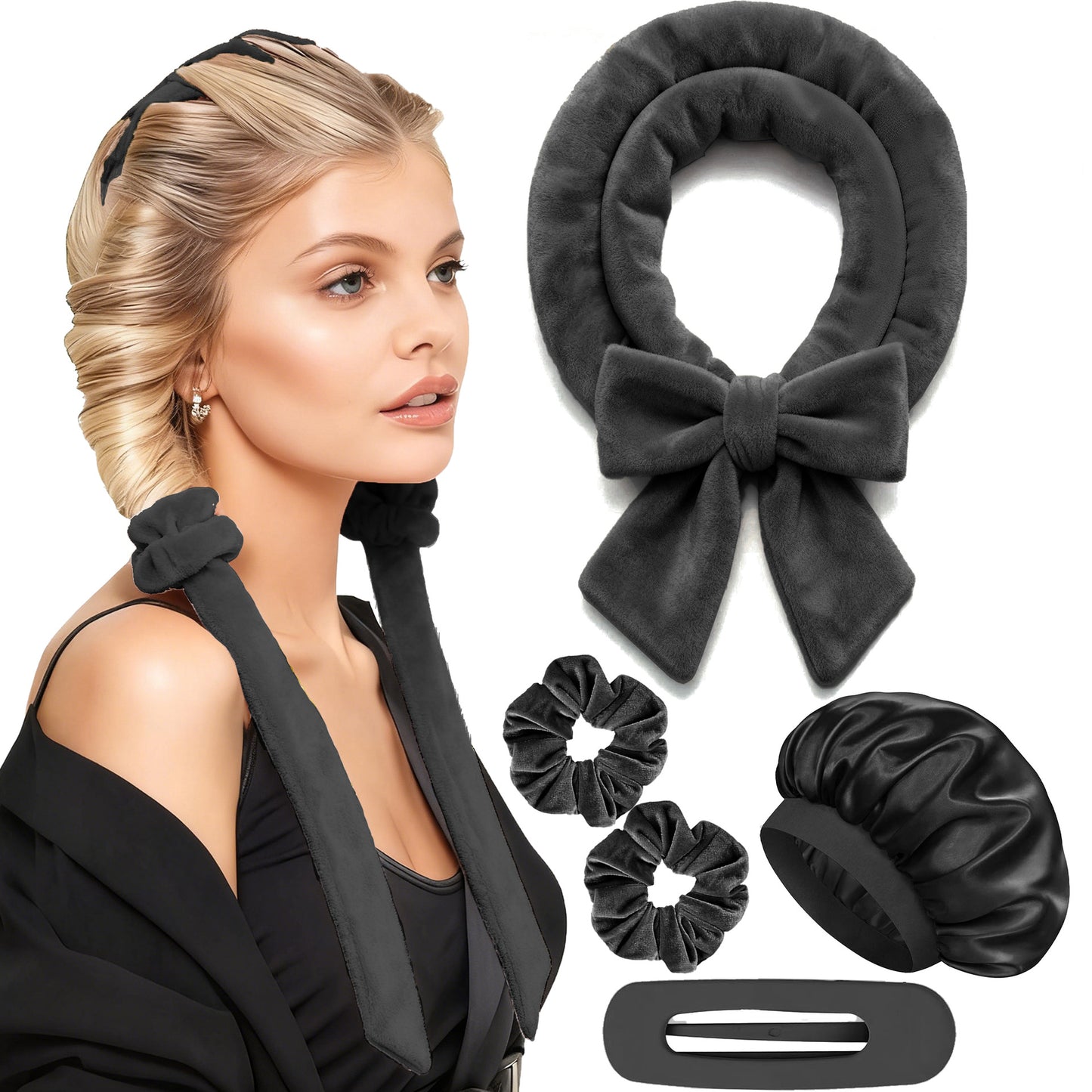 Soft Butterfly Bow Sleep Hair Coiler