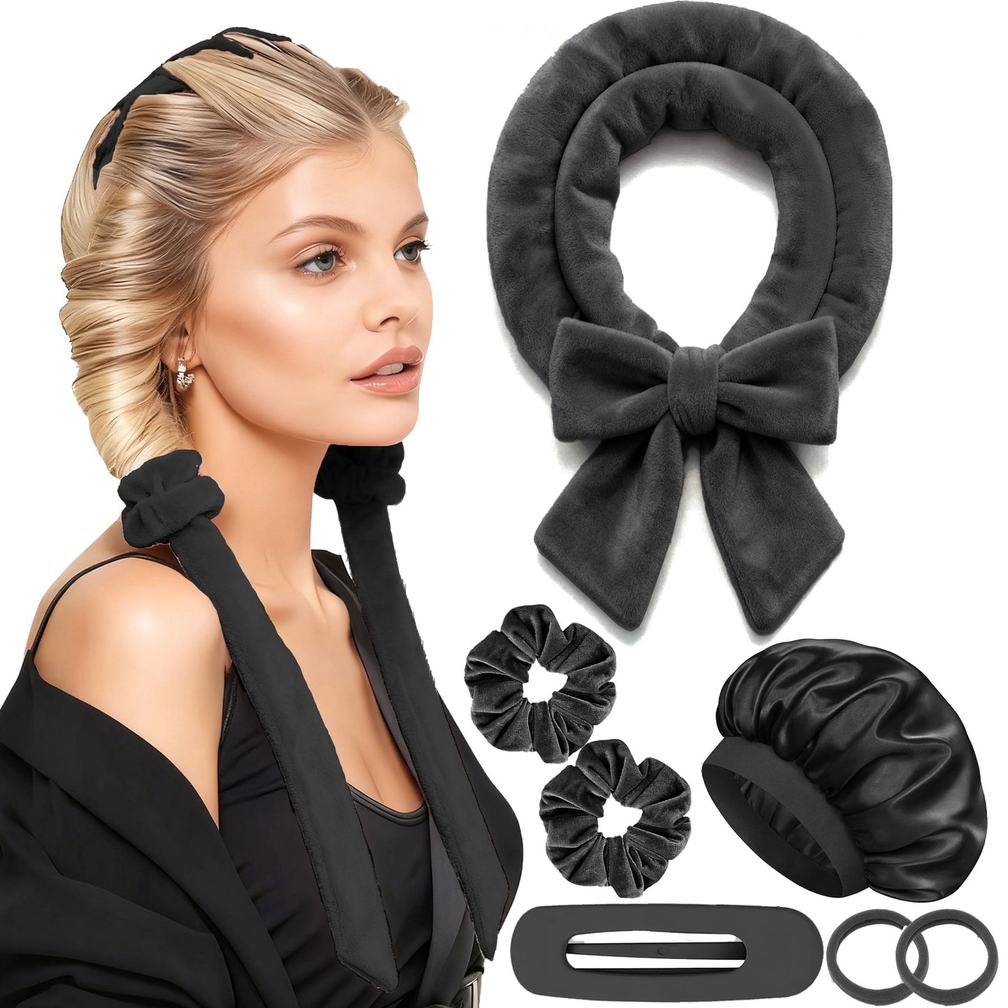 Soft Butterfly Bow Sleep Hair Coiler