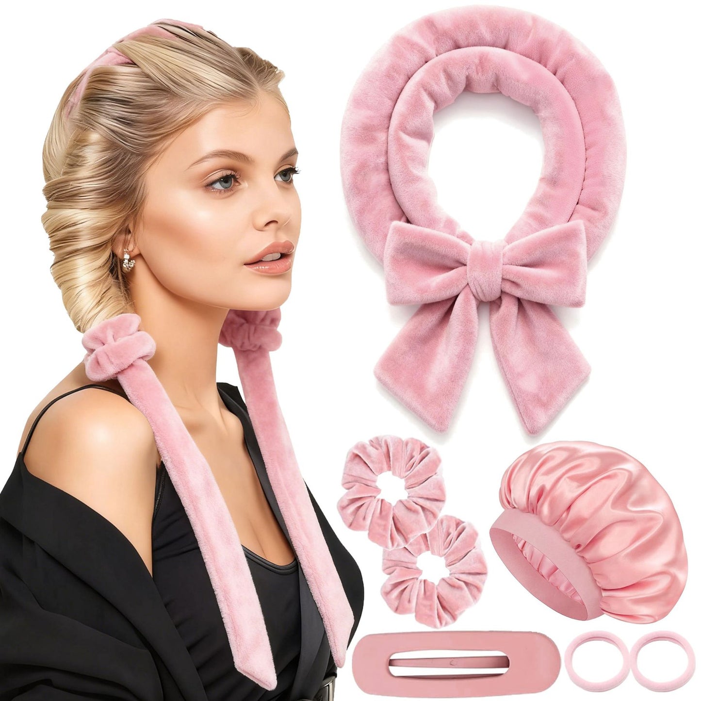 Soft Butterfly Bow Sleep Hair Coiler