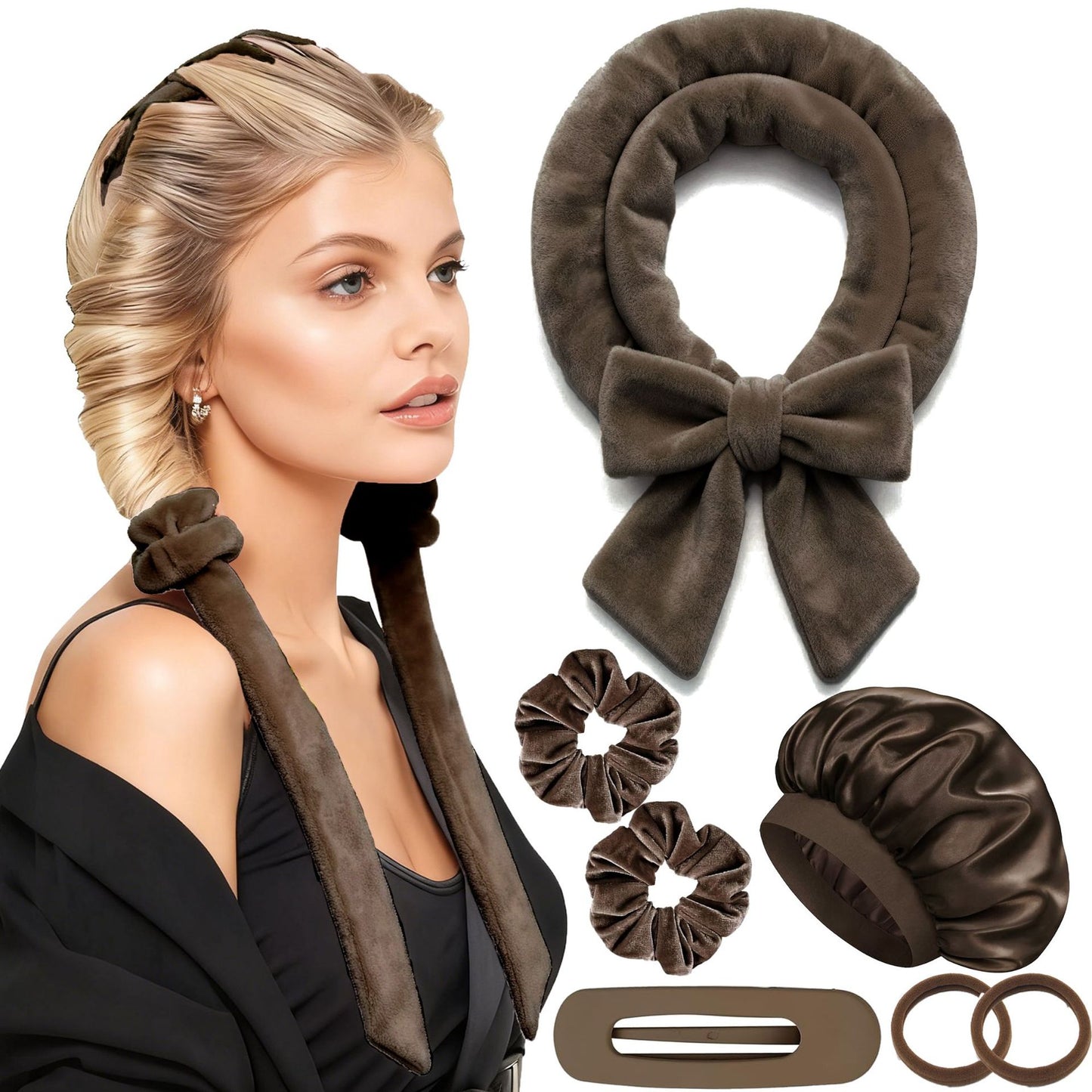 Soft Butterfly Bow Sleep Hair Coiler
