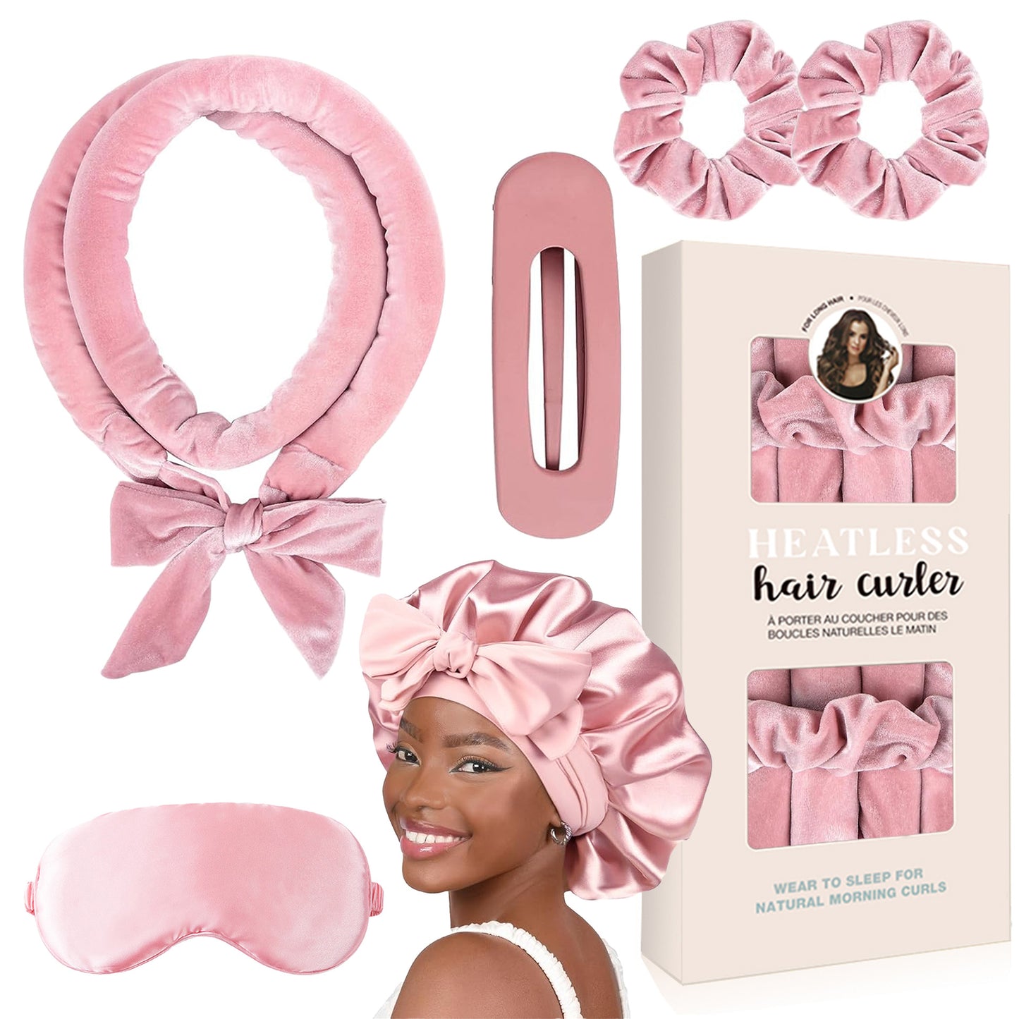 Soft Butterfly Bow Sleep Hair Coiler