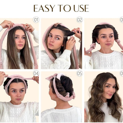 Soft Butterfly Bow Sleep Hair Coiler