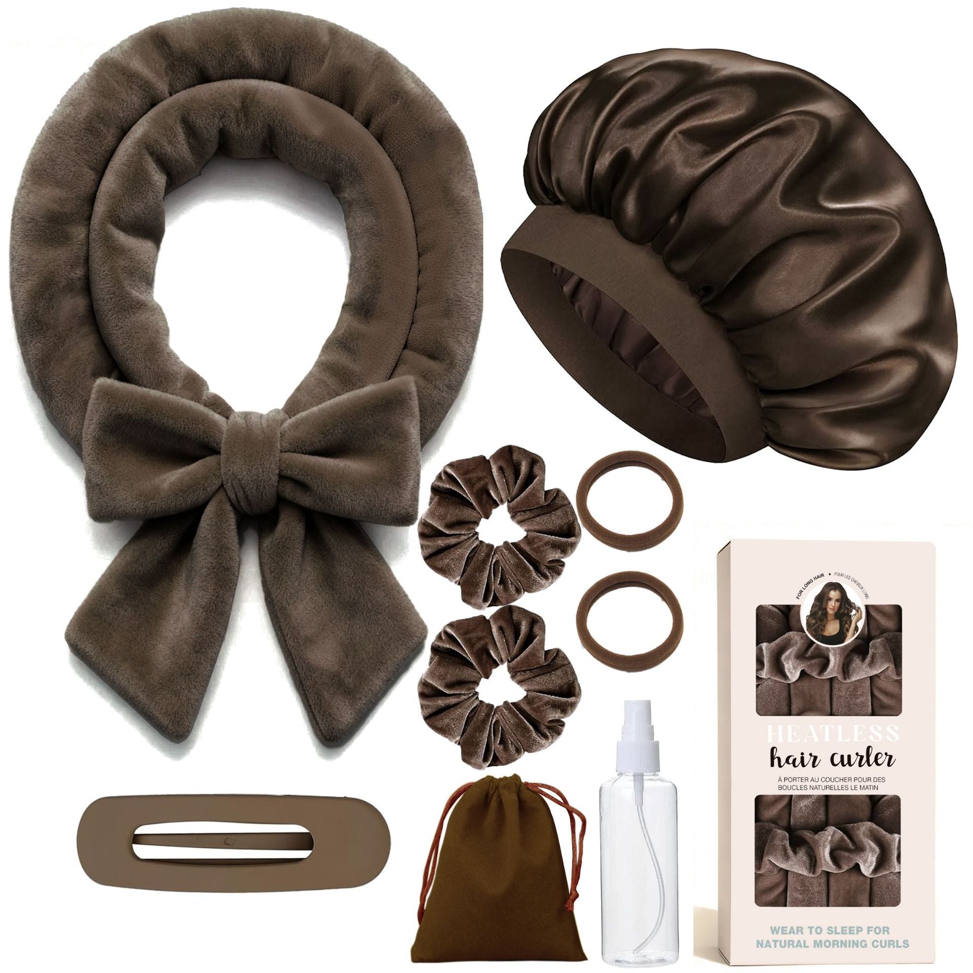 Soft Butterfly Bow Sleep Hair Coiler