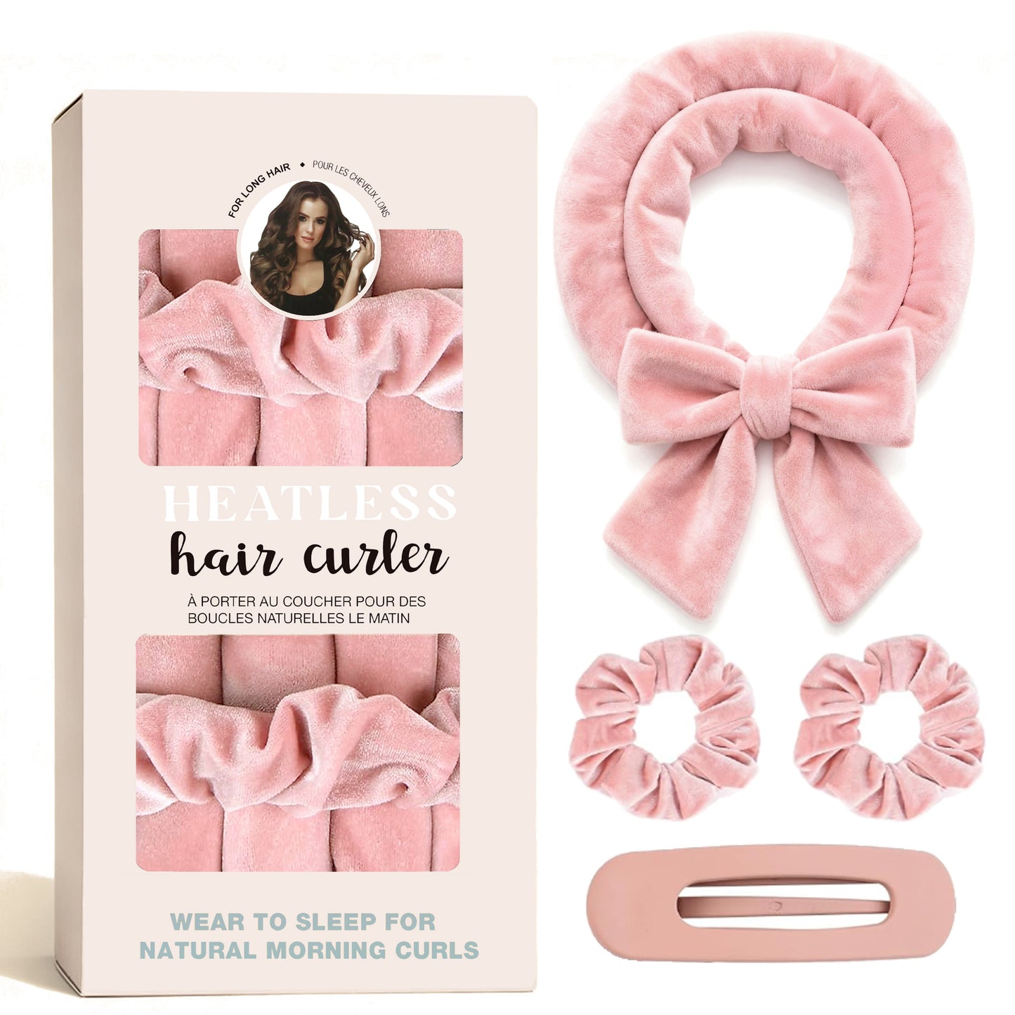 Soft Butterfly Bow Sleep Hair Coiler
