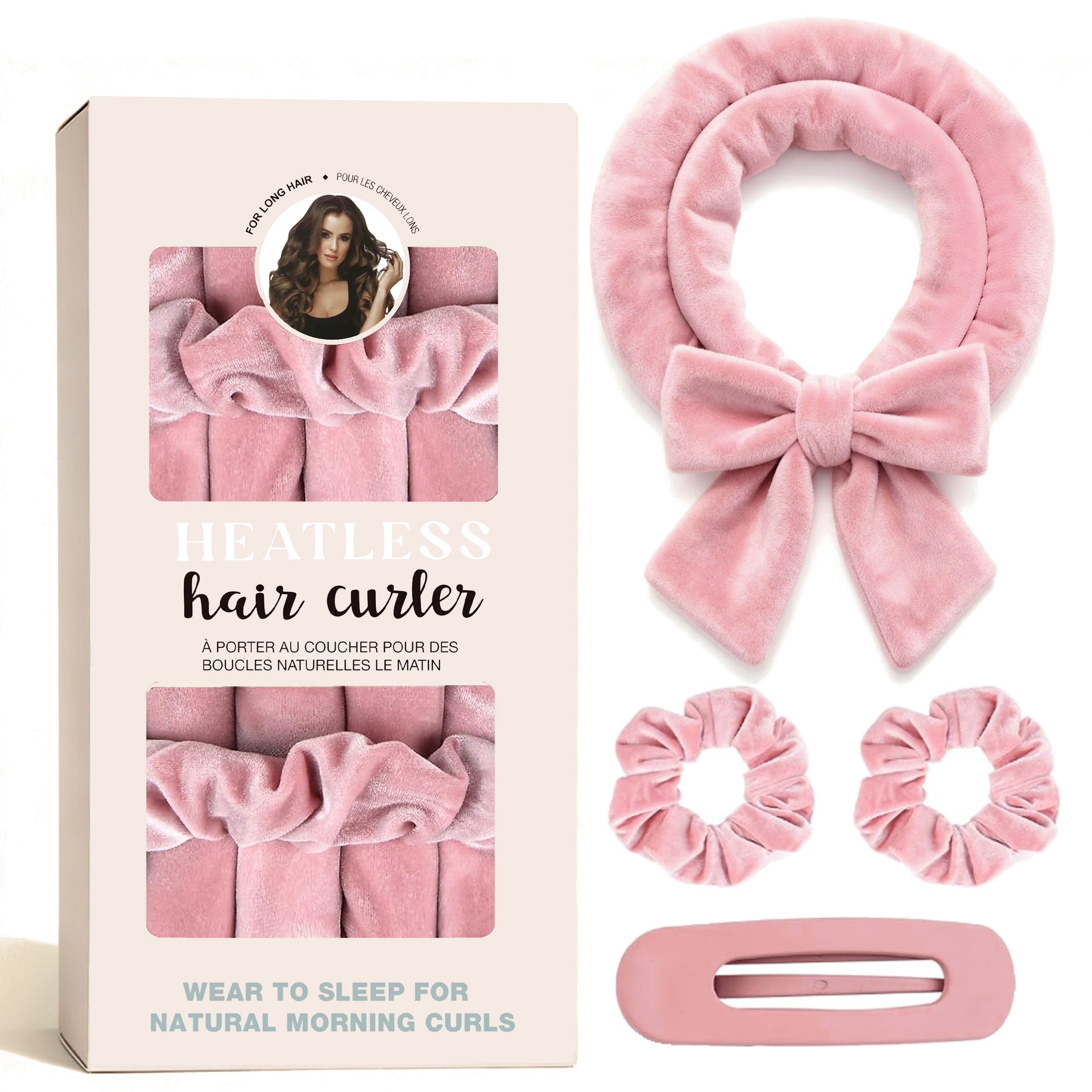 Soft Butterfly Bow Sleep Hair Coiler