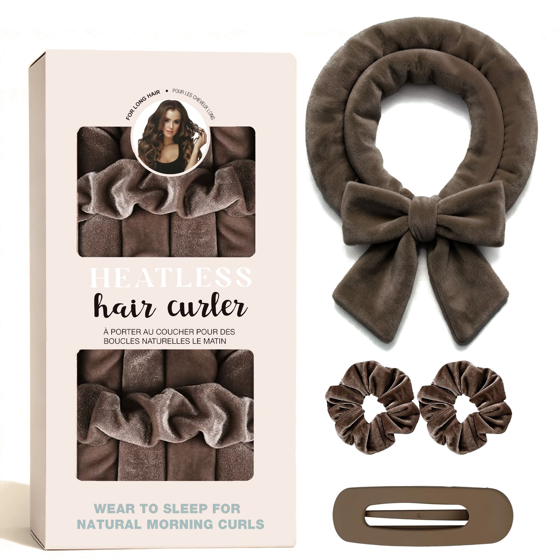 Soft Butterfly Bow Sleep Hair Coiler