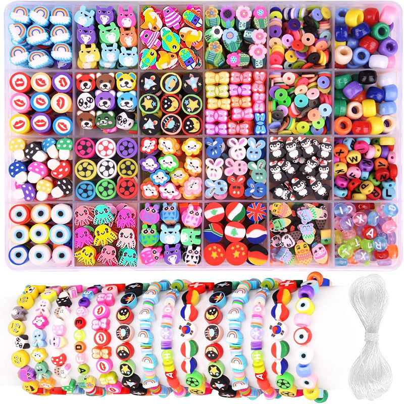 Soft clay bead children's jewelry accessories