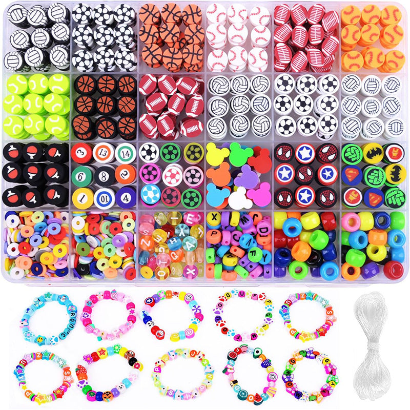 Soft clay bead children's jewelry accessories