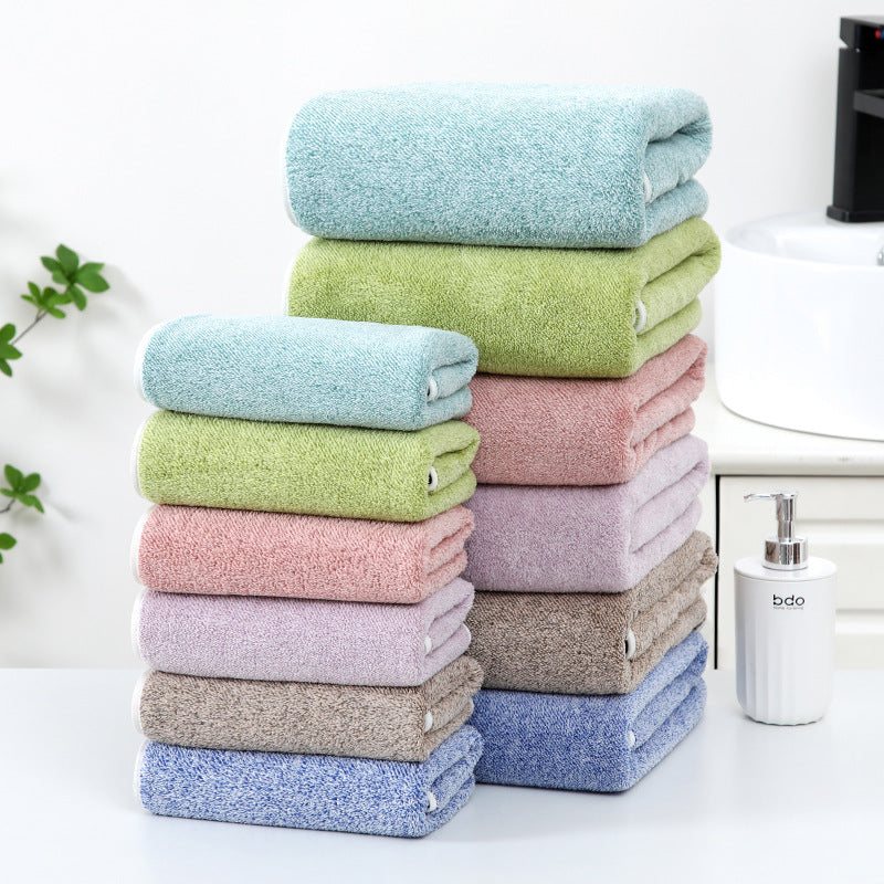 Soft Coral Fleece Bath Towel Absorbent Lint-Free