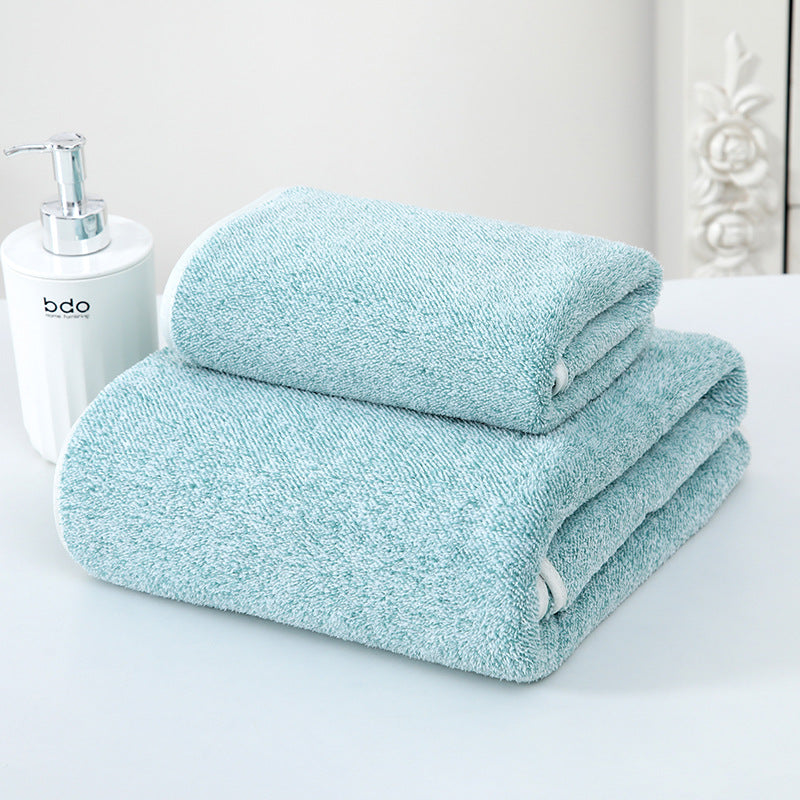 Soft Coral Fleece Bath Towel Absorbent Lint-Free