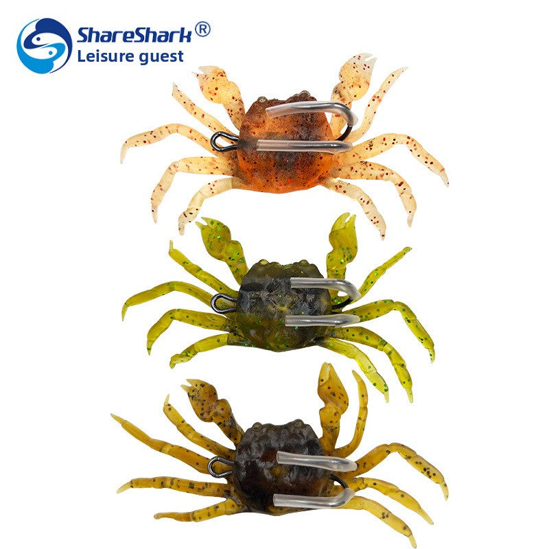 Soft crab soft bait with Hook