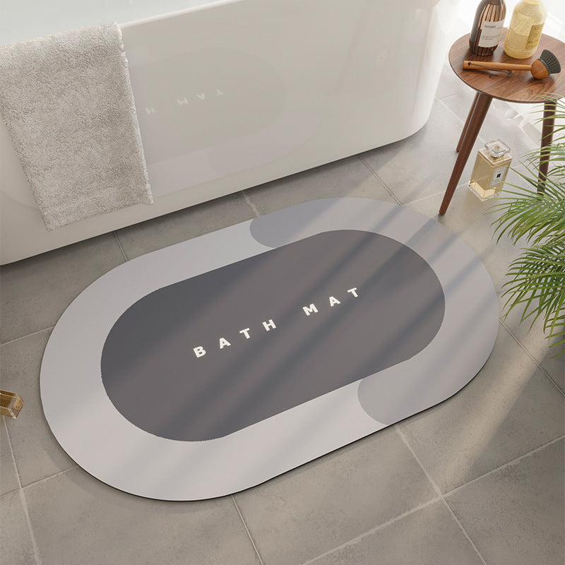 Soft Diatom Mud Absorbent Bathroom Mat