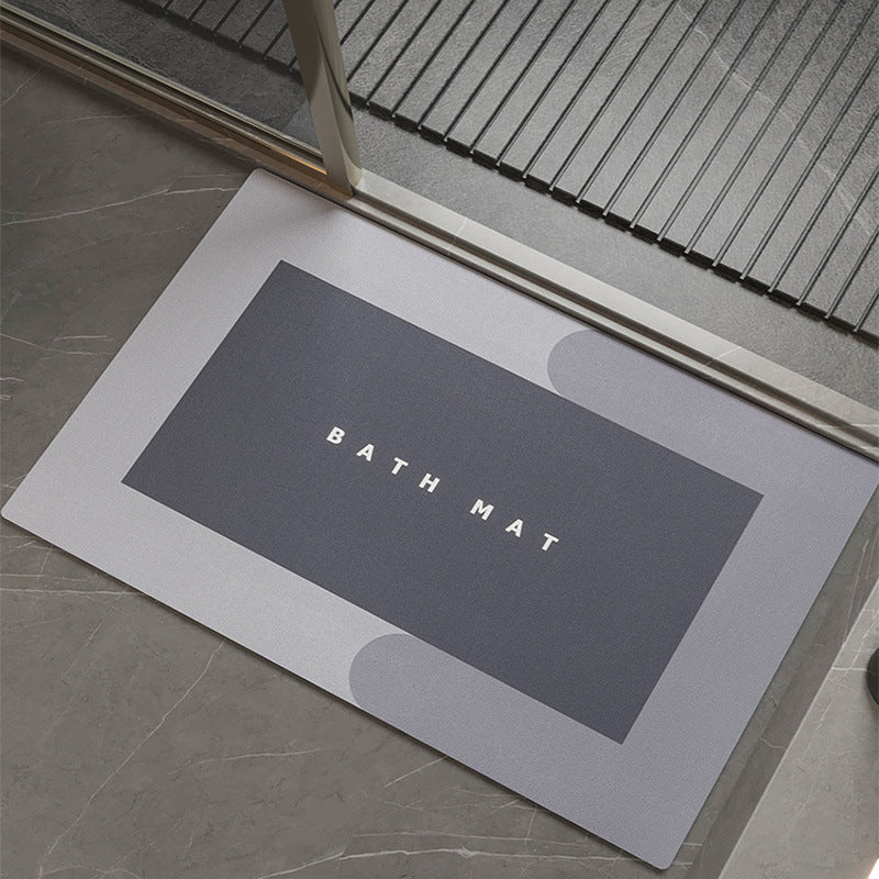 Soft Diatom Mud Absorbent Bathroom Mat