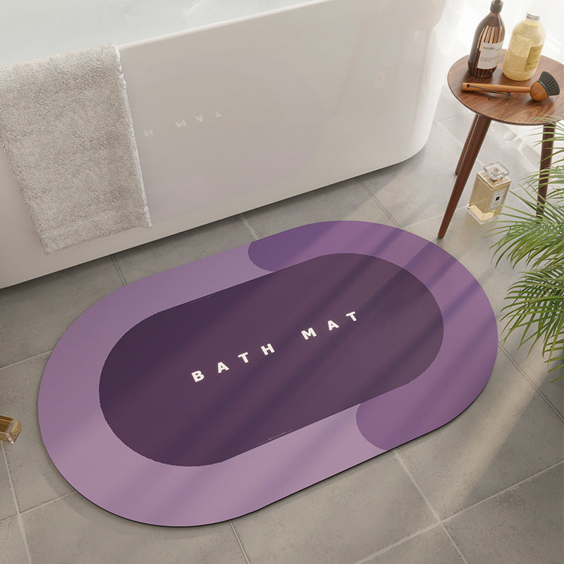 Soft Diatom Mud Absorbent Bathroom Mat