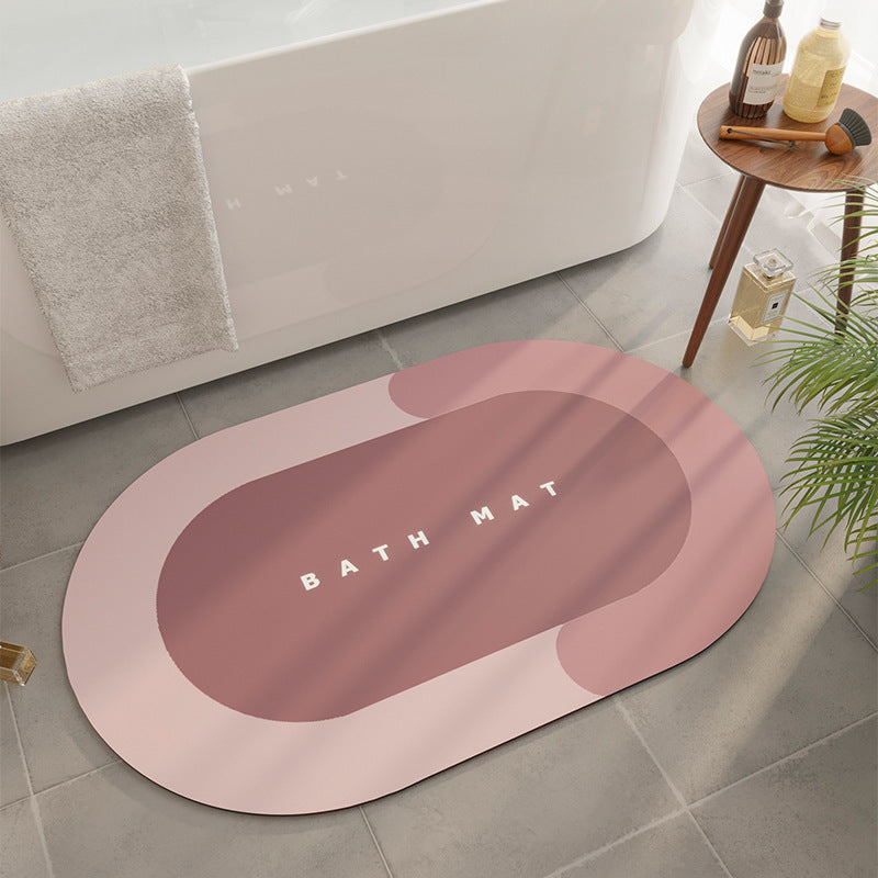 Soft Diatom Mud Absorbent Bathroom Mat