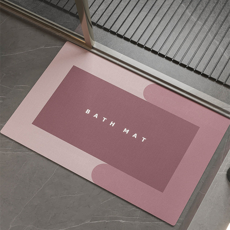 Soft Diatom Mud Absorbent Bathroom Mat