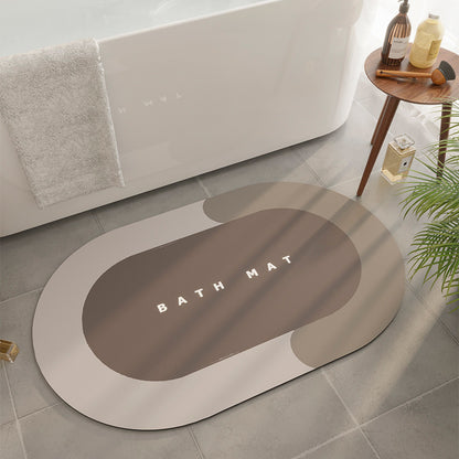 Soft Diatom Mud Absorbent Bathroom Mat