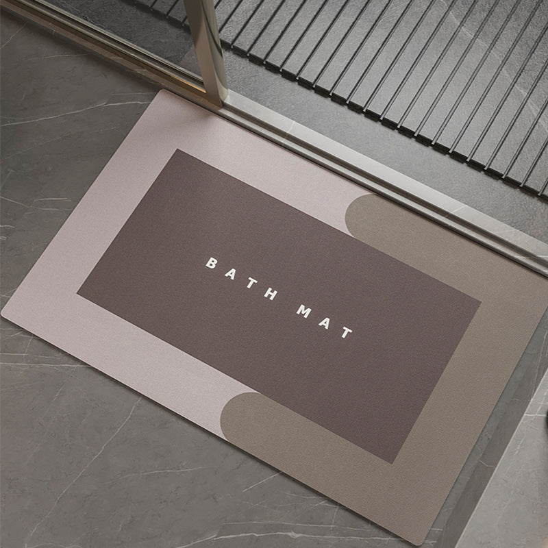 Soft Diatom Mud Absorbent Bathroom Mat