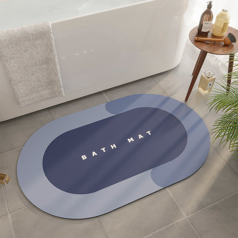 Soft Diatom Mud Absorbent Bathroom Mat