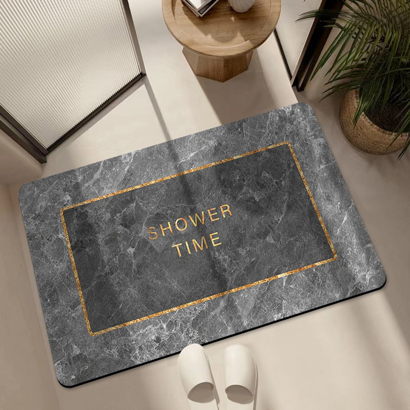 Soft Diatom Mud Absorbent Floor Mat Quick-Drying Anti-Slip