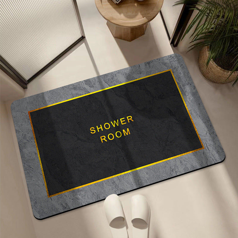 Soft Diatom Mud Absorbent Floor Mat Quick-Drying Anti-Slip