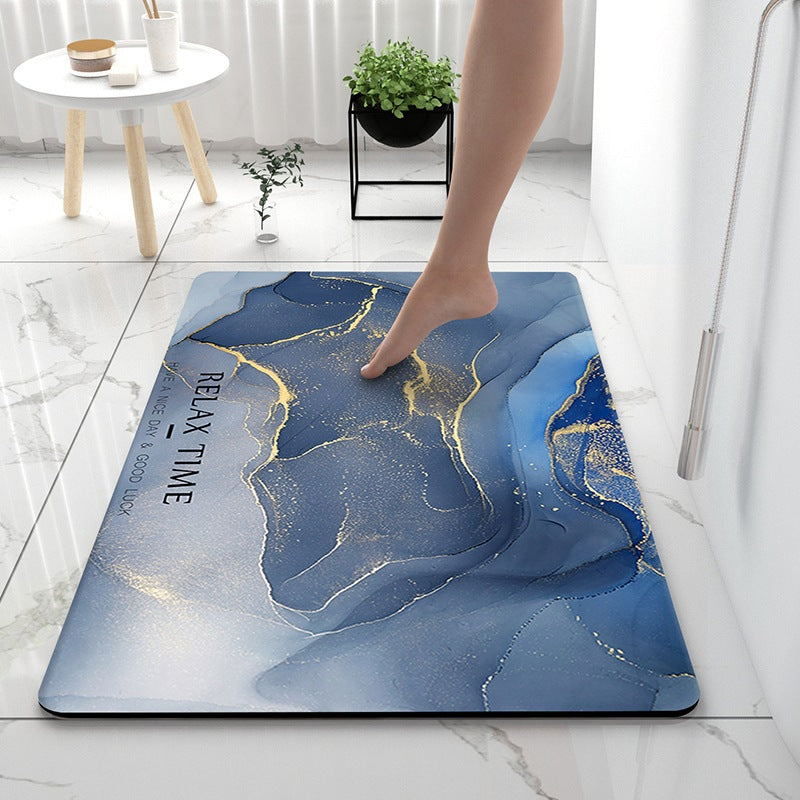 Soft Diatom Mud Absorbent Floor Mat Quick-Drying Anti-Slip