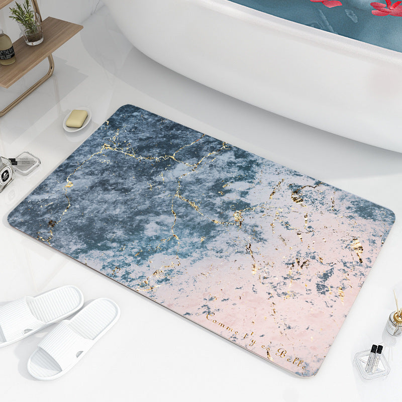Soft Diatom Mud Absorbent Floor Mat Quick-Drying Anti-Slip