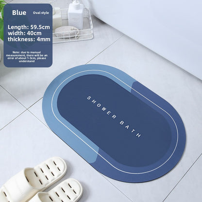 Soft Diatomaceous Earth Absorbent Bathroom Mat