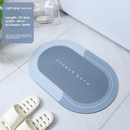 Soft Diatomaceous Earth Absorbent Bathroom Mat