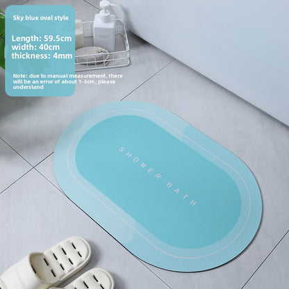 Soft Diatomaceous Earth Absorbent Bathroom Mat