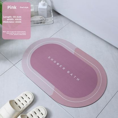 Soft Diatomaceous Earth Absorbent Bathroom Mat