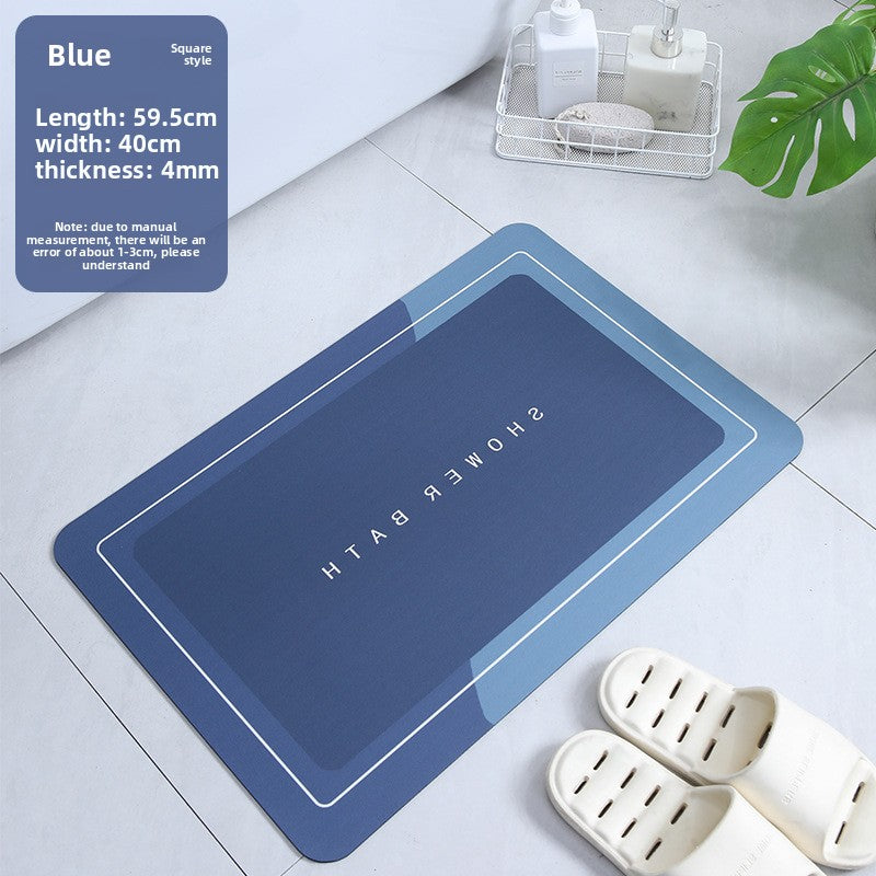 Soft Diatomaceous Earth Absorbent Bathroom Mat