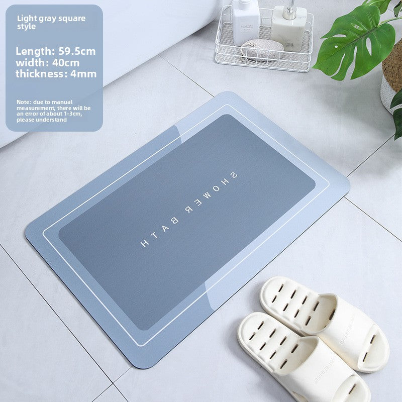 Soft Diatomaceous Earth Absorbent Bathroom Mat
